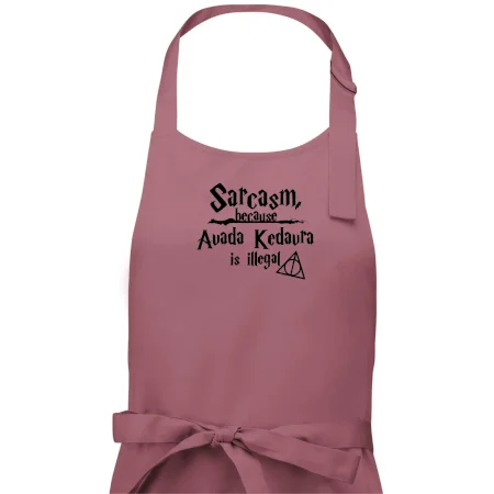 Harry - Sarcasm, because Avada Kedavra is illegal
