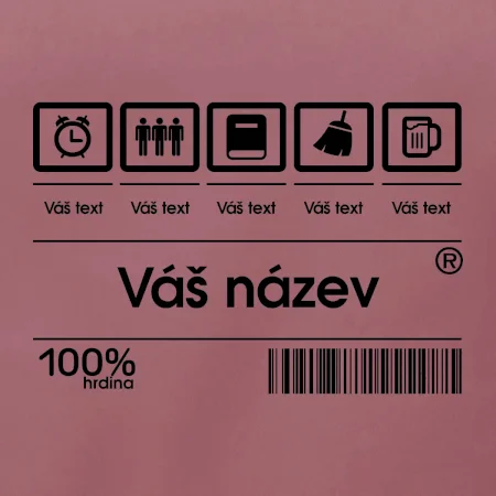 Čárový kód - Vlastní text