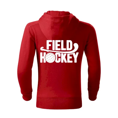 Field hockey míček a nápis