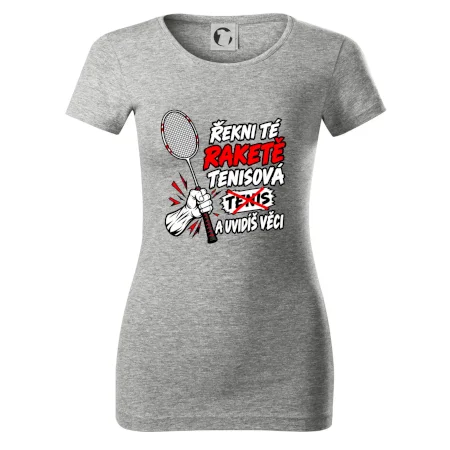 Badmintonová raketa není tenisová