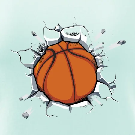 Basketbal míč v triku
