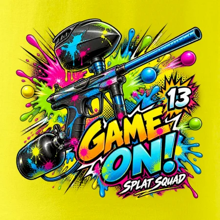 Barevná exploze game on paintball