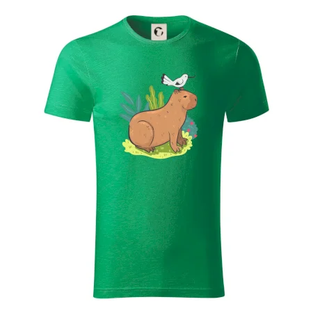 Kapybara a ptáček