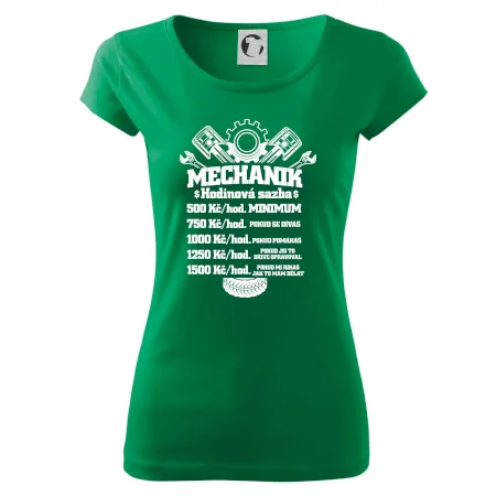 Mechanik - hodinová sazba