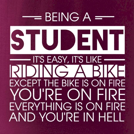 Being a student - bike