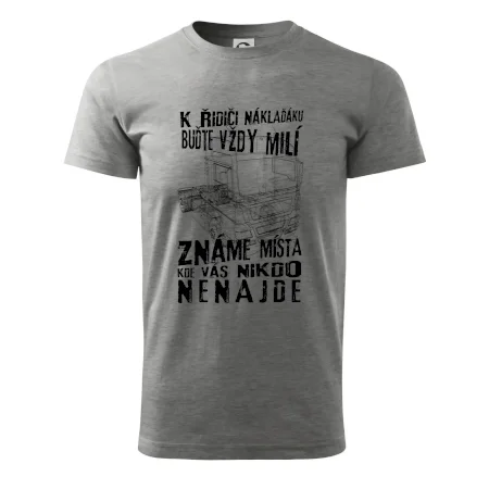 K řidiči náklaďáku buďte vždy milý