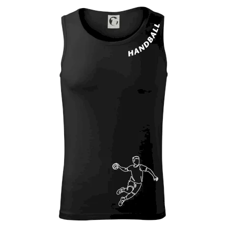 Handball nápis šikmo