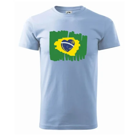 Brazílie vlajka srdce