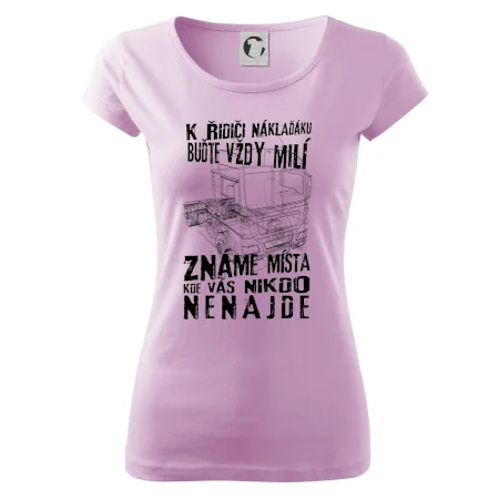 K řidiči náklaďáku buďte vždy milý
