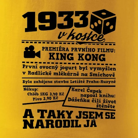 1933 v kostce