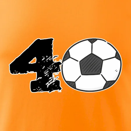 Fotbal kulaté narozeniny 40