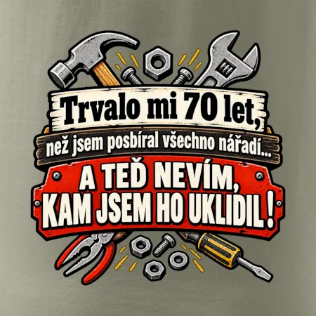 Trvalo mi  70 let, než jsem posbíral všechno nářadí
