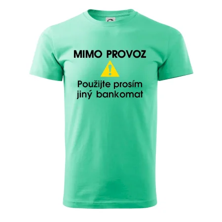 Mimo provoz - použijte jiný bankomat