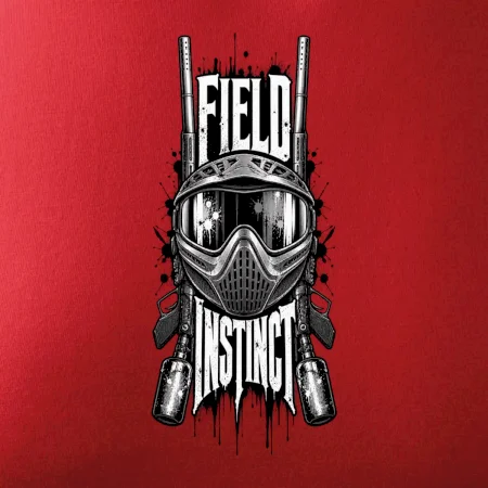 Černobílá maska field instinct paintball