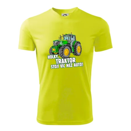 Holky, traktor stojí víc než auto