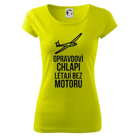 Opravdovi chlapi létají bez motoru
