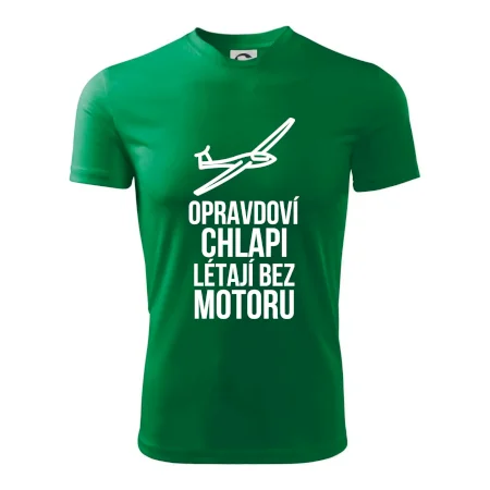 Opravdovi chlapi létají bez motoru
