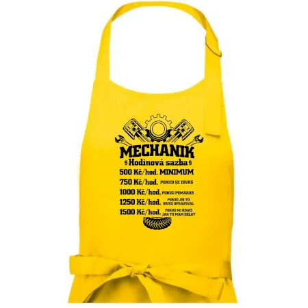 Mechanik - hodinová sazba