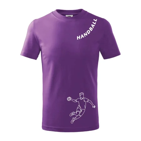 Handball nápis šikmo