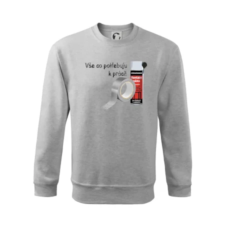 Pěna  a páska - vše co potřebuji k práci