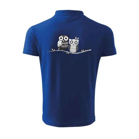 Dvě sovy abstraktní