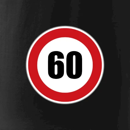 Dopravní značka - omezení rychlosti 60