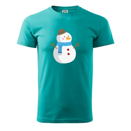 Sněhulák se šálou