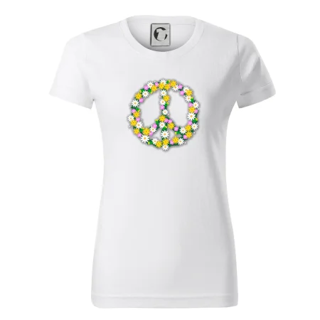 Peace symbol kopretiny