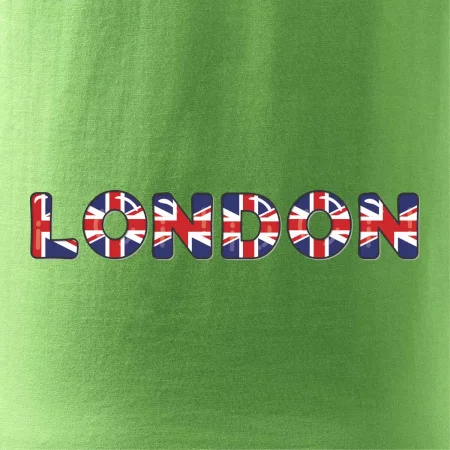 Nápis London vlajka