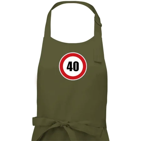 Dopravní značka - omezení rychlosti 40