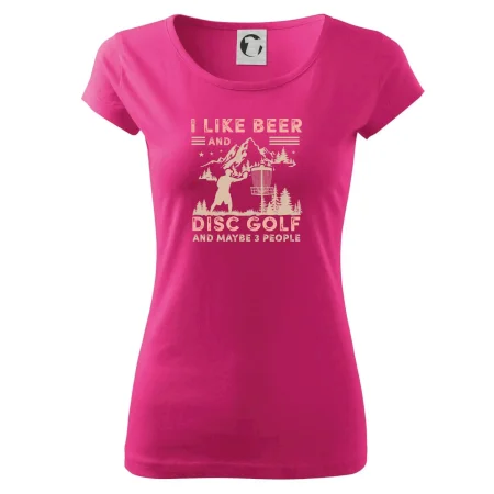 I like beer and disc golf