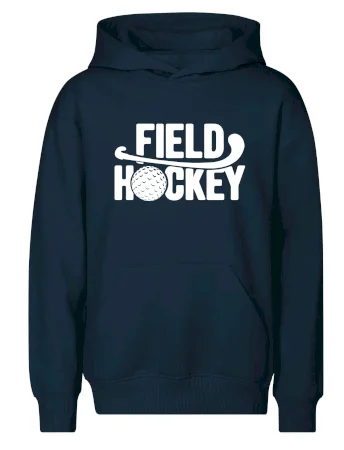 Field hockey míček a nápis