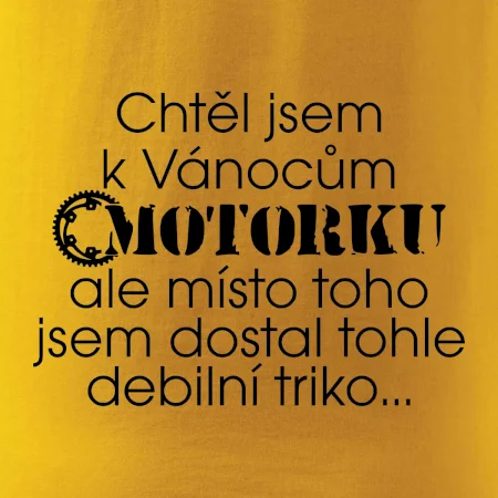 Chtěl / chtěla jsem dostat motorku - Vánoce