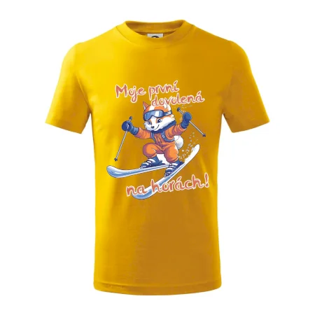 Moje první dovolená na horách oranžová liška