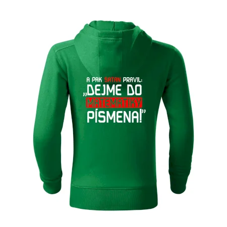 A pak satan pravil dejme do matematiky písmena