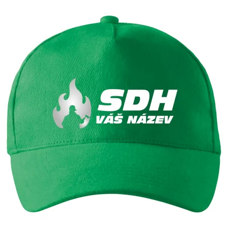 Kšiltovka SDH nápis, reflexní oheň