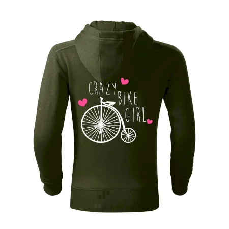 Crazy bike girl