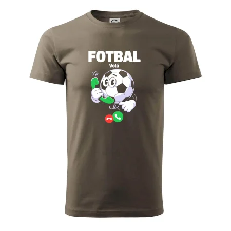 Karikatura fotbal volá