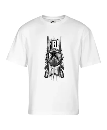 Černobílá maska field instinct paintball