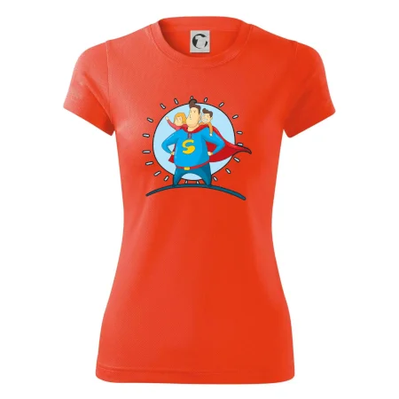 Táta superman - holka a kluk