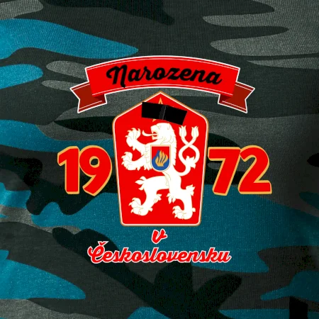 Narozena v Československu - Přelepený znak 1972
