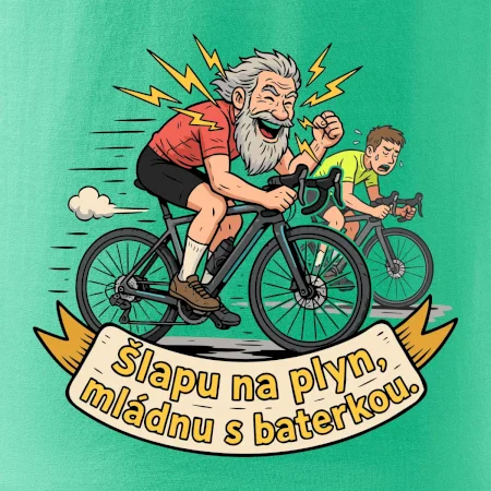 Šlapu na plyn, mládnu s baterkou