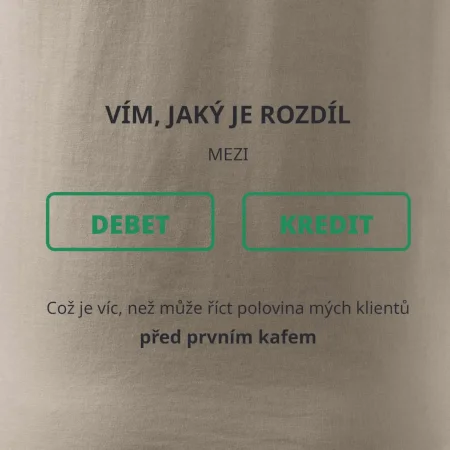 Rozdíl mezi debet a kredit