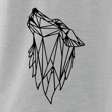 Geometrie - vlk - vyjící