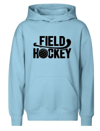 Field hockey míček a nápis