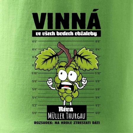 Vinná réva odsouzena Müller Thurgau