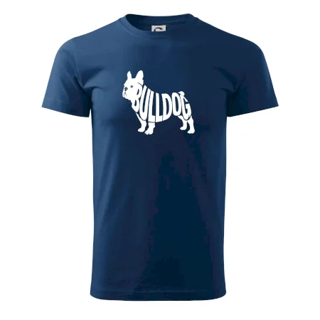 Bulldog  nápis v těle