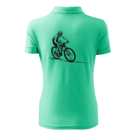 MTB kreslený cyklista