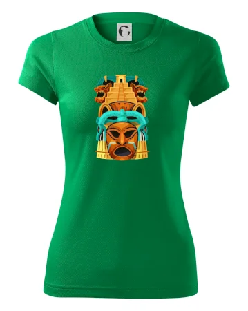 Mayové maska s pyramidou