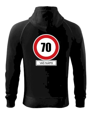 Dopravní značka - rychlost 70 - váš nápis
